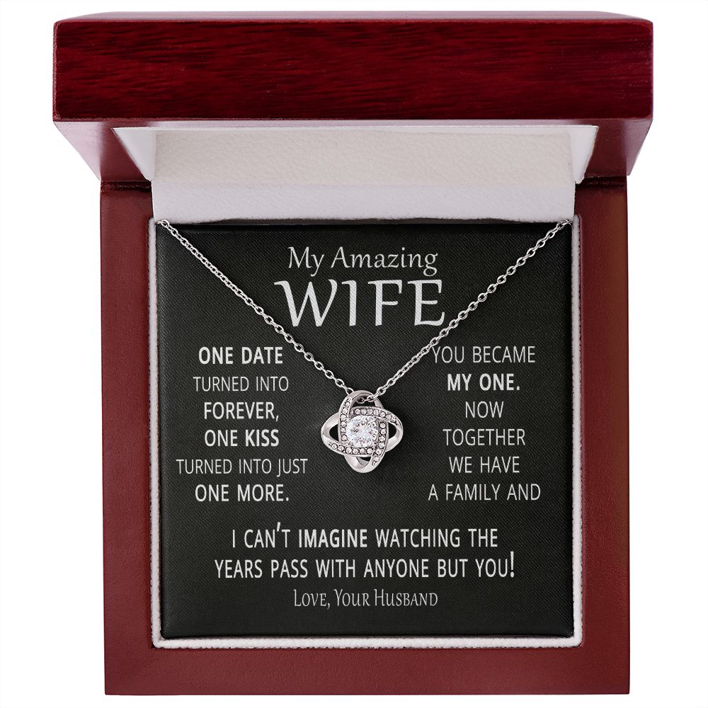 You Became My One Wife Necklace and Card Box Set
