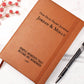 Personalized Date Night Journal Simple Moments Leather Journal
