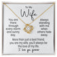 You'll Always Be Wife Necklace And Card Gift Set