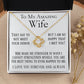 You Make Me Stronger Wife Card And Necklace Gift Set