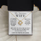 You Are The Best Thing Wife Gift Card And Necklace