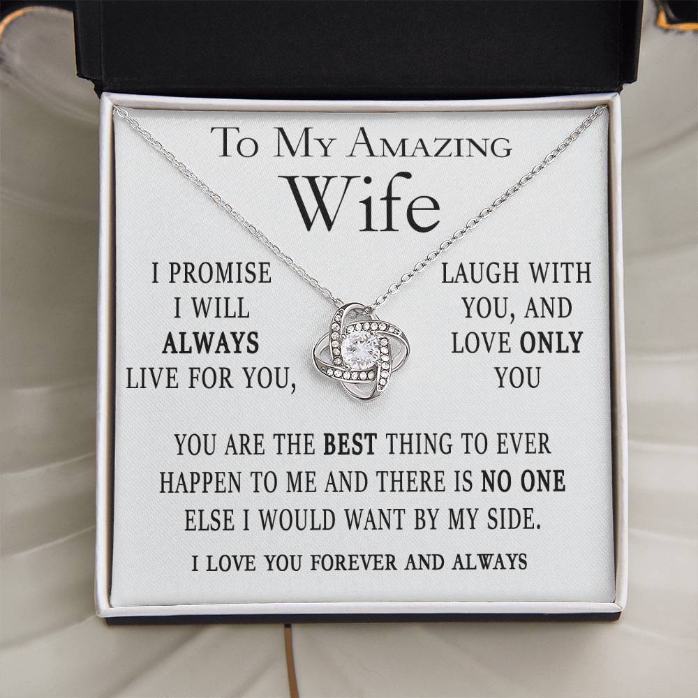 Love Only You Wife Card And Necklace Gift Set