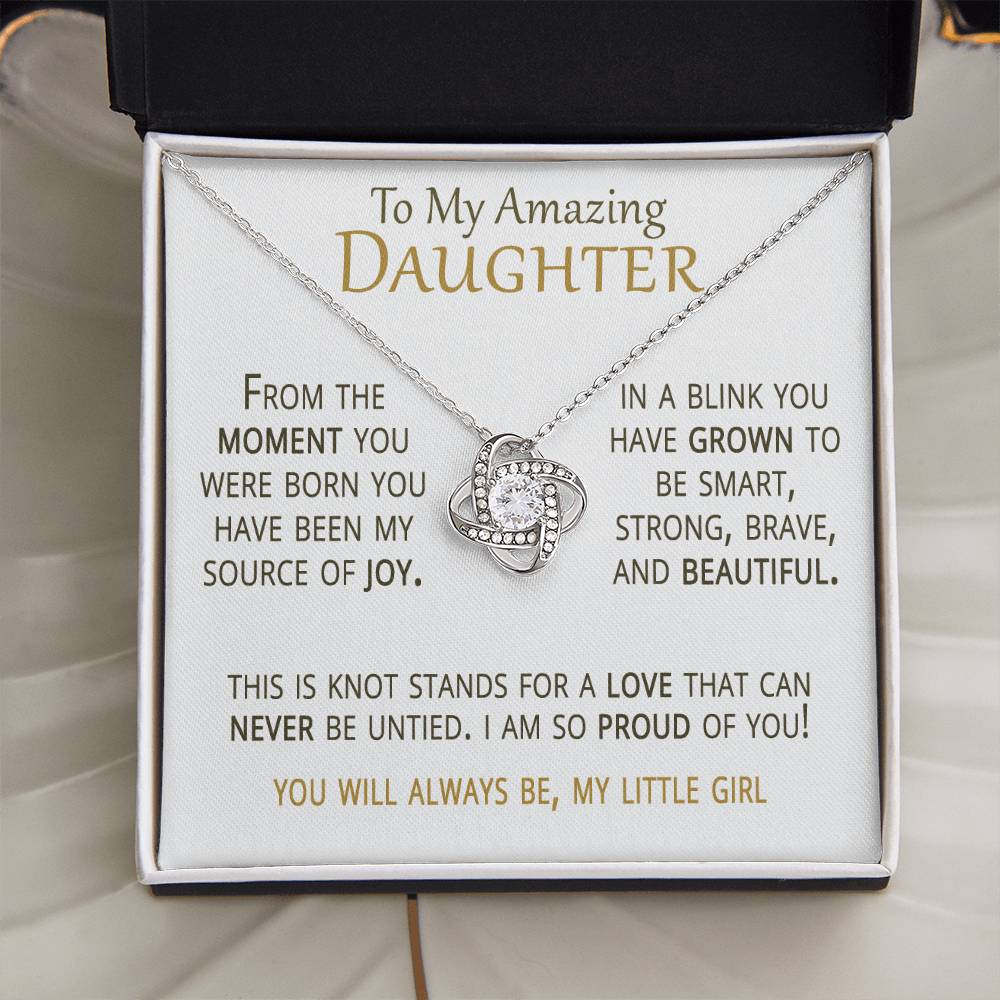 Source Of Joy Daughter Card And Necklace Gift Set