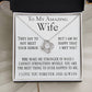 You Make Me Stronger Wife Card And Necklace Gift Set