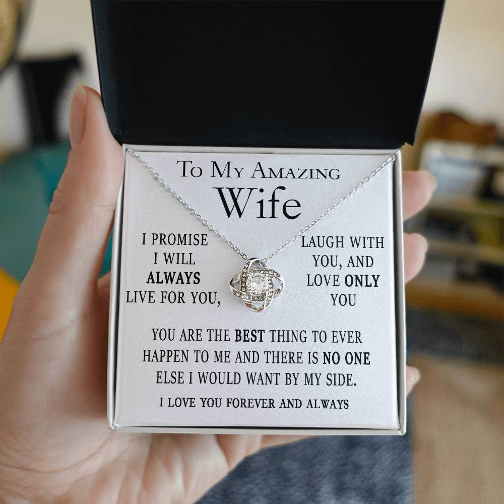 Love Only You Wife Card And Necklace Gift Set