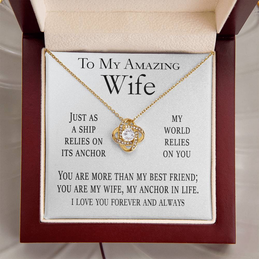 More Than My Best Friend Love Only You Wife Card And Necklace Gift Set