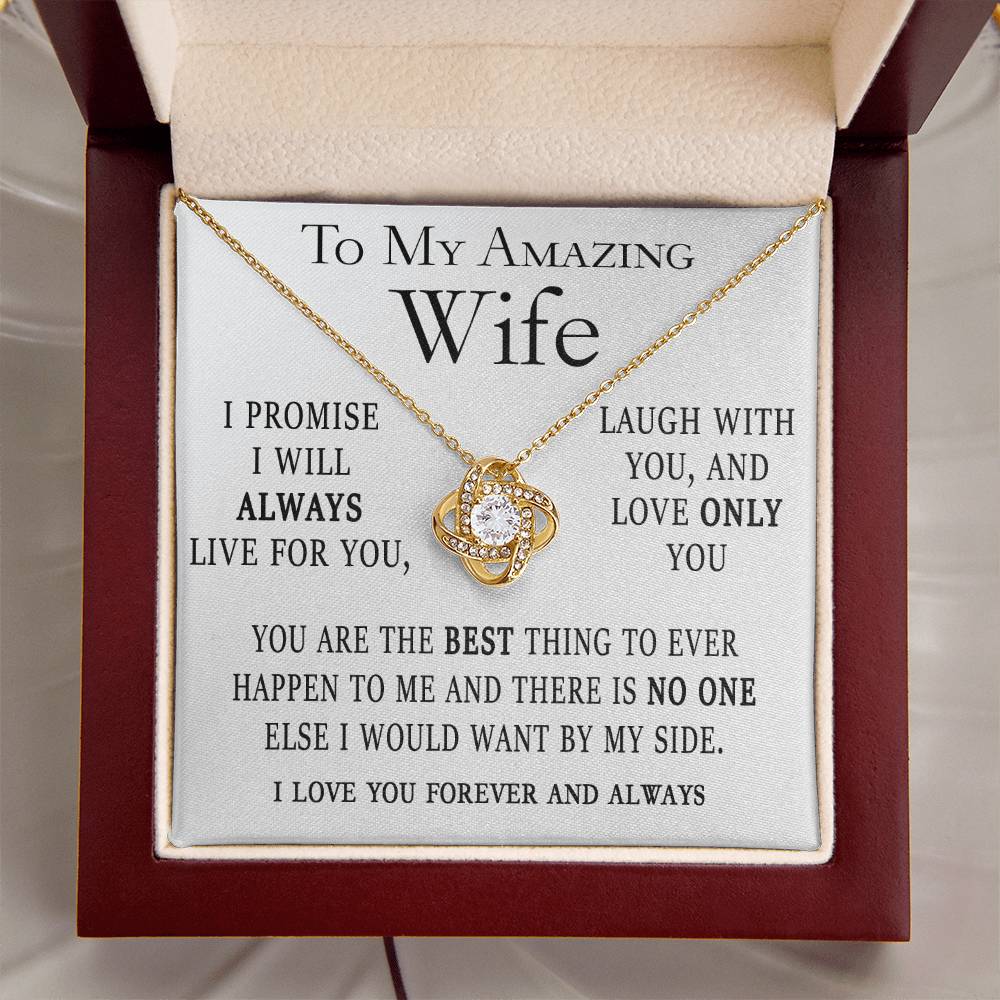 Love Only You Wife Card And Necklace Gift Set