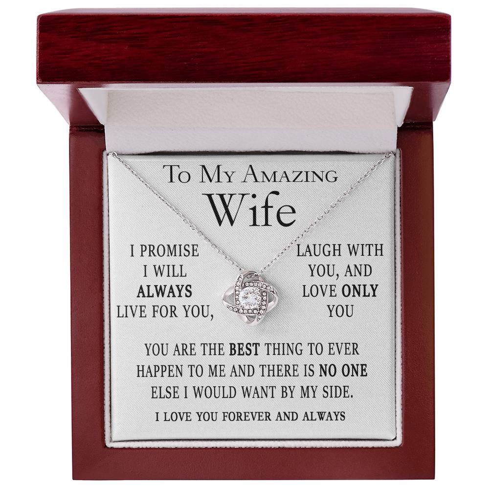 Love Only You Wife Card And Necklace Gift Set