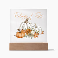 Load image into Gallery viewer, Feelings Of Fall Home Decor Sign For Fall
