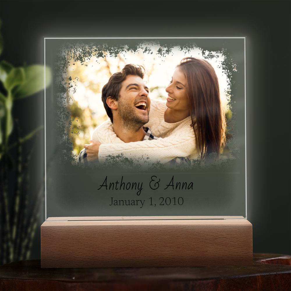 Custom Picture Wedding Date Night Light Sign | Gift For Wife