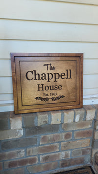 Load image into Gallery viewer, Personalized Family Last Name Sign Custom Gift For Anniversary | Christmas| Wedding
