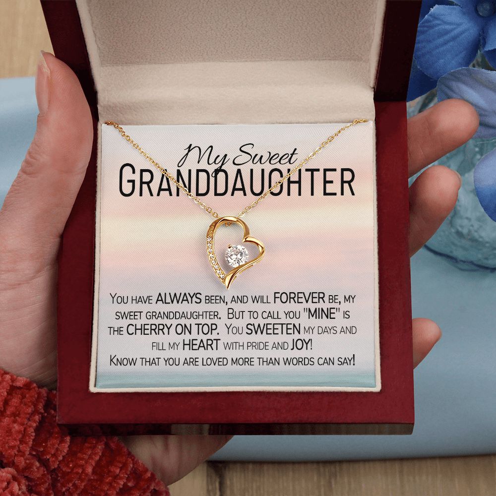 To My Beautiful Granddaughter Necklace, Christmas Gift for Granddaught –  Behold With Wonder