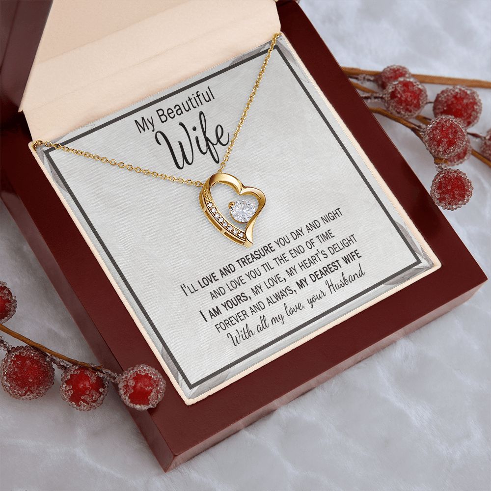 To my beautiful sale wife necklace