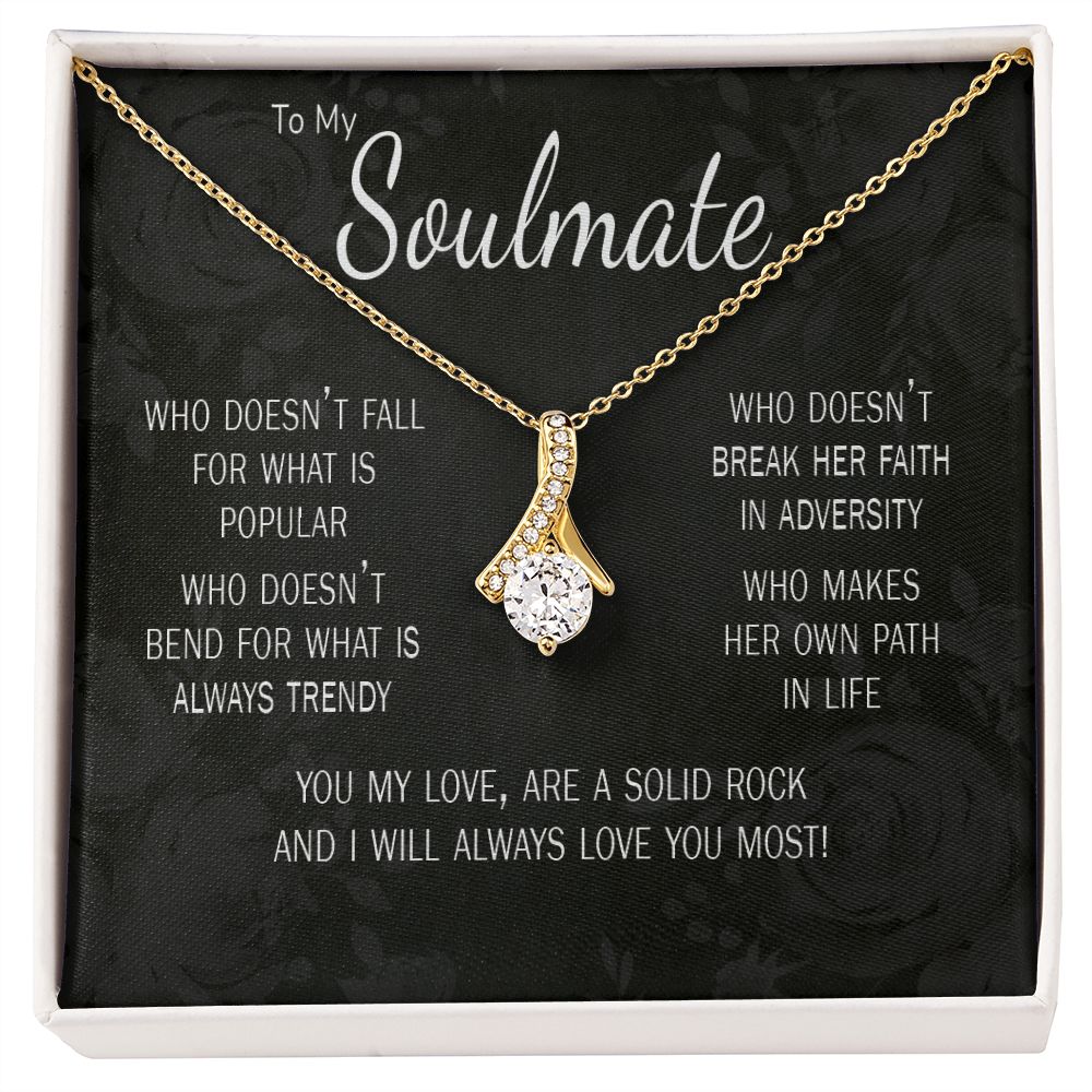 My Solid Rock Soulmate Card & Necklace