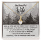 pick you and hunting card for valentines gift necklace for wife from hunting husband