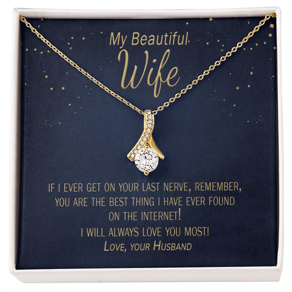 Best Thing Wife Card & Necklace
