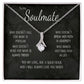 Special Gift for Soulmate necklace and card I always love you
