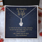 Funny Wife Gift pendant necklace from husband