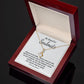soulmate special gift and card with necklace for wife from husband