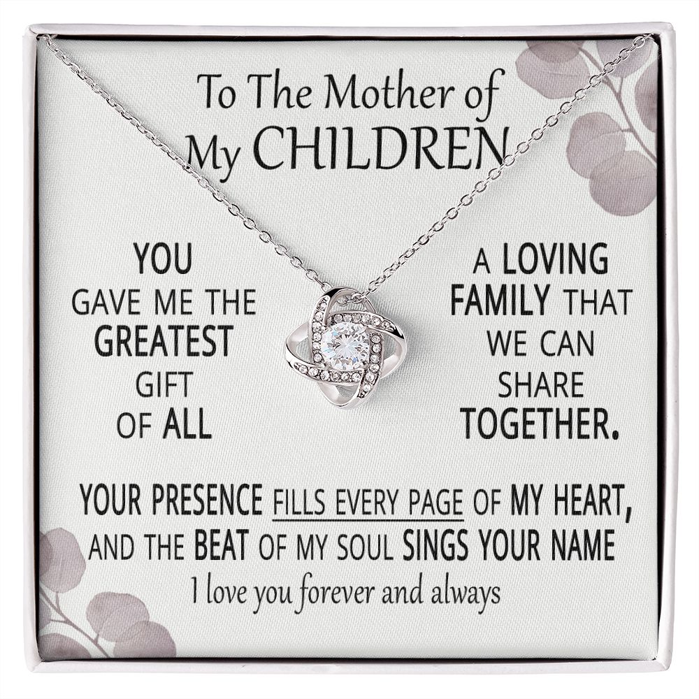 Sings Your Name Gift for Wife Card and Necklace