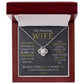Superheroes Call You Gift for Wife Necklace and Card