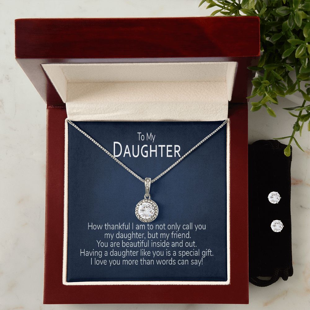 Excessively Glad Amazing Daughter Necklace Gift From Mom Dad Forever Love  Pendant Jewelry Box Birthday Gradu… | Forever love, Beautiful necklaces, Daughter  necklace