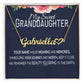 graduation Gift ideas for Granddaughter Custom Name Necklace and card