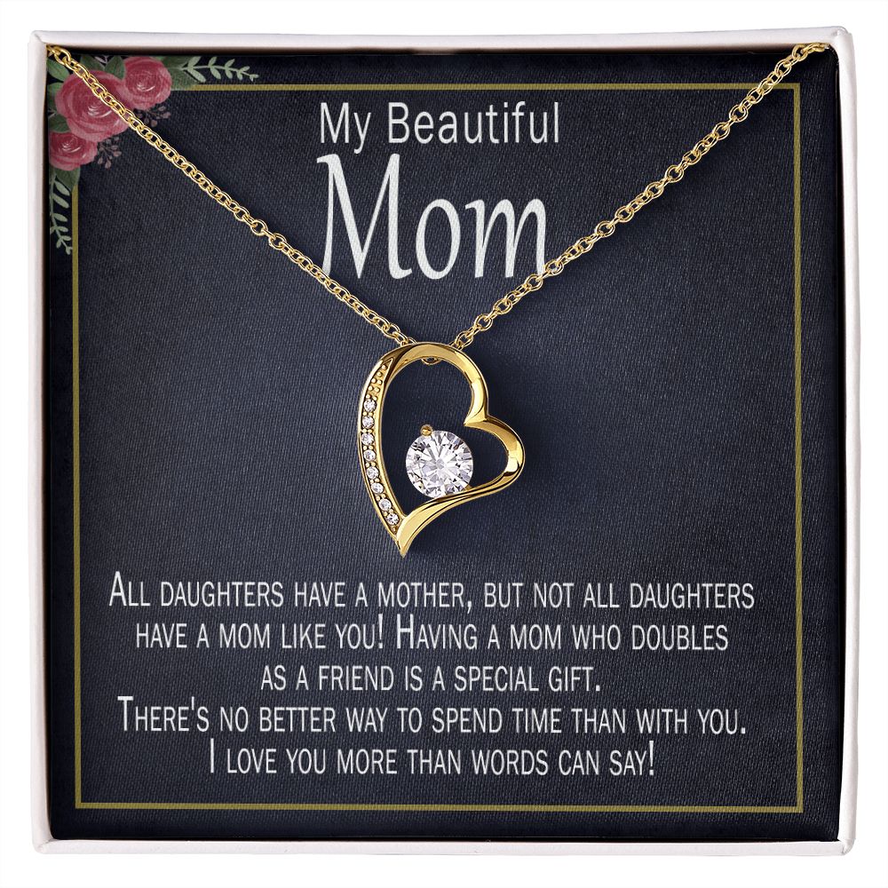Buy Vighnaharta Valentine Gift Mom Words in Heart CZ Gold and Rhodium  Plated Alloy Pendant with Chain for Girls - [VFJ1208PG] Online In India At  Discounted Prices