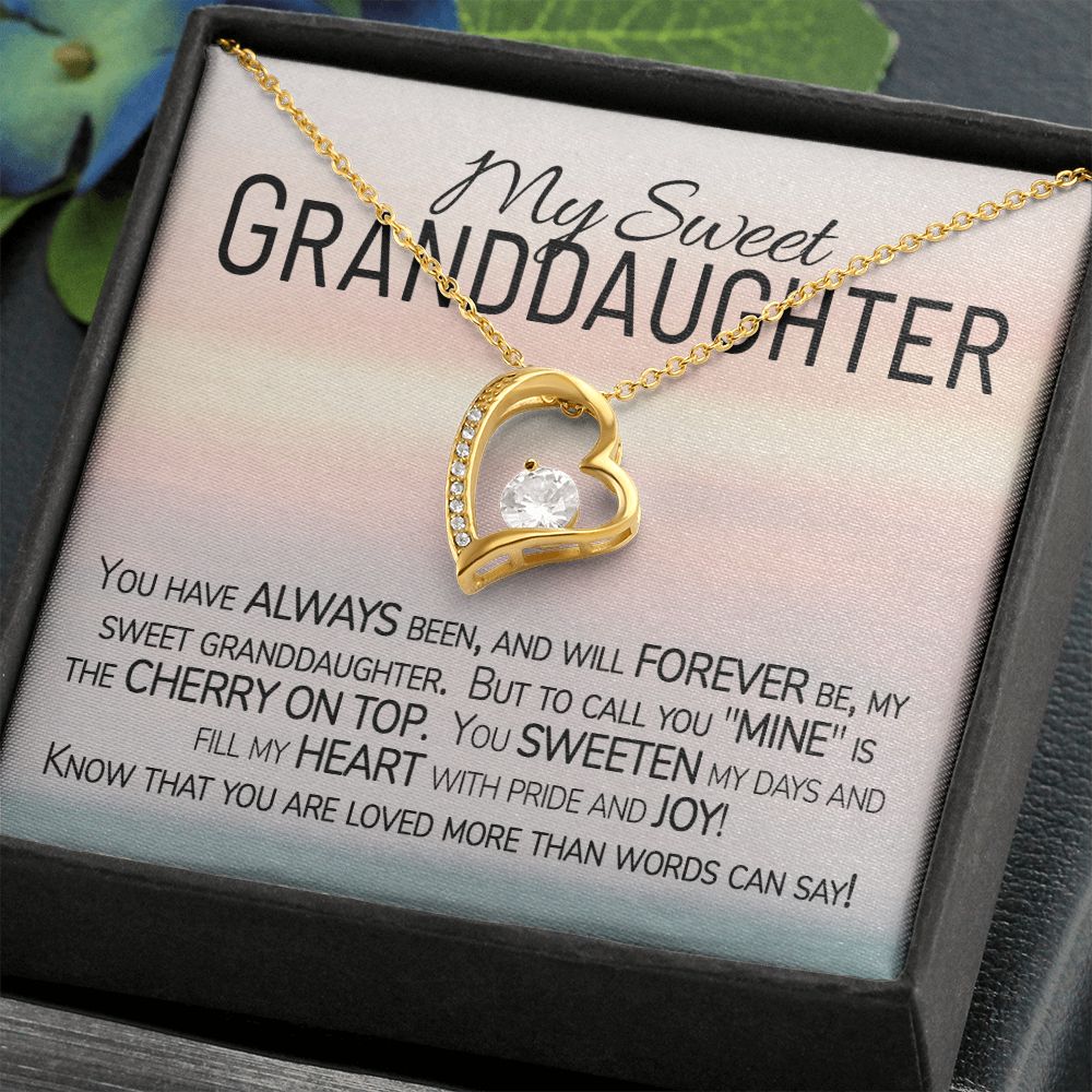 Graduation gift for granddaughter card and necklace from grandmother grandpa